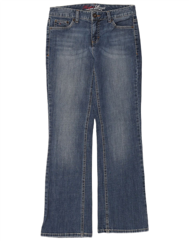 TOMMY HILFIGER Vaqueros Bootcut para Mujer US 4 Small W30 L32 Azul
