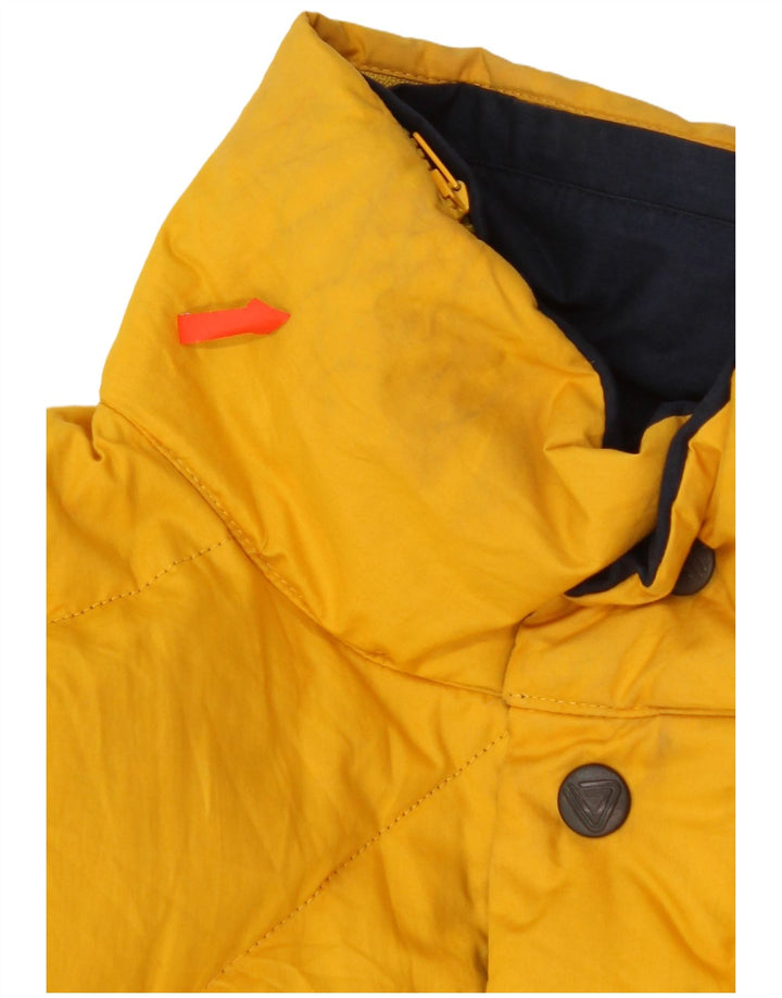 DOLOMITE Chaqueta acolchada reversible para hombre UK 42 XL Algodón amarillo