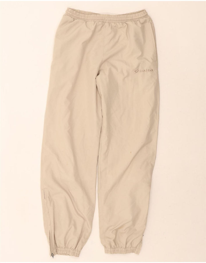 LOTTO Mens Tracksuit Trousers Joggers UK 36/38 Medium Beige Polyester Vintage Lotto and Second-Hand Lotto from Messina Hembry 
