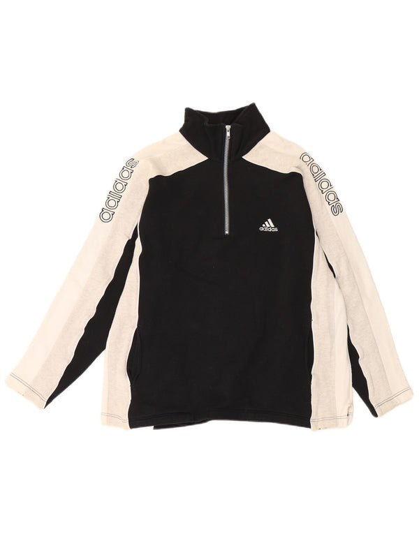 Adidas - Sudadera gráfica para hombre, talla 36/38, color negro pequeño