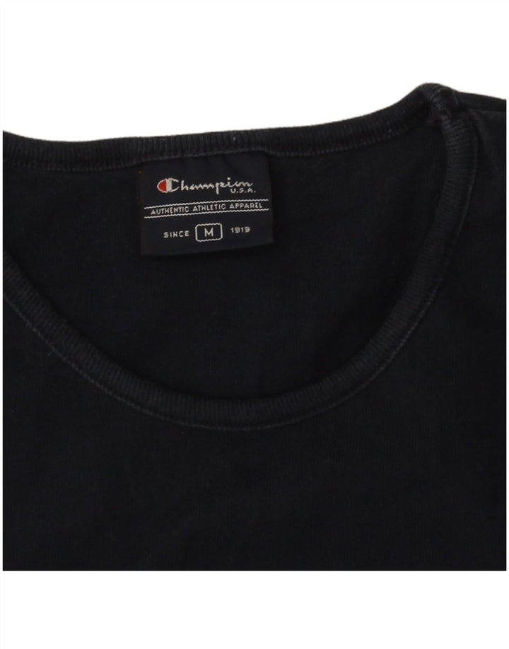 Champion Camiseta Gráfica para Mujer Top UK 12 Medium Azul Marino