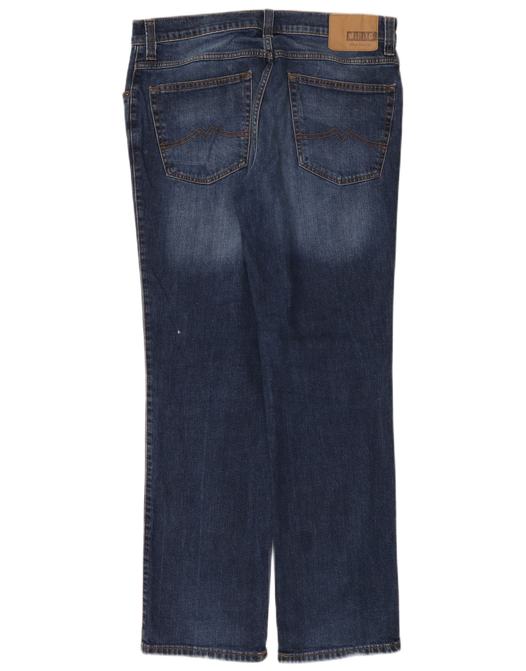 Mustang Vaqueros Rectos Oklahoma para Hombre W36 L32 Algodón Azul