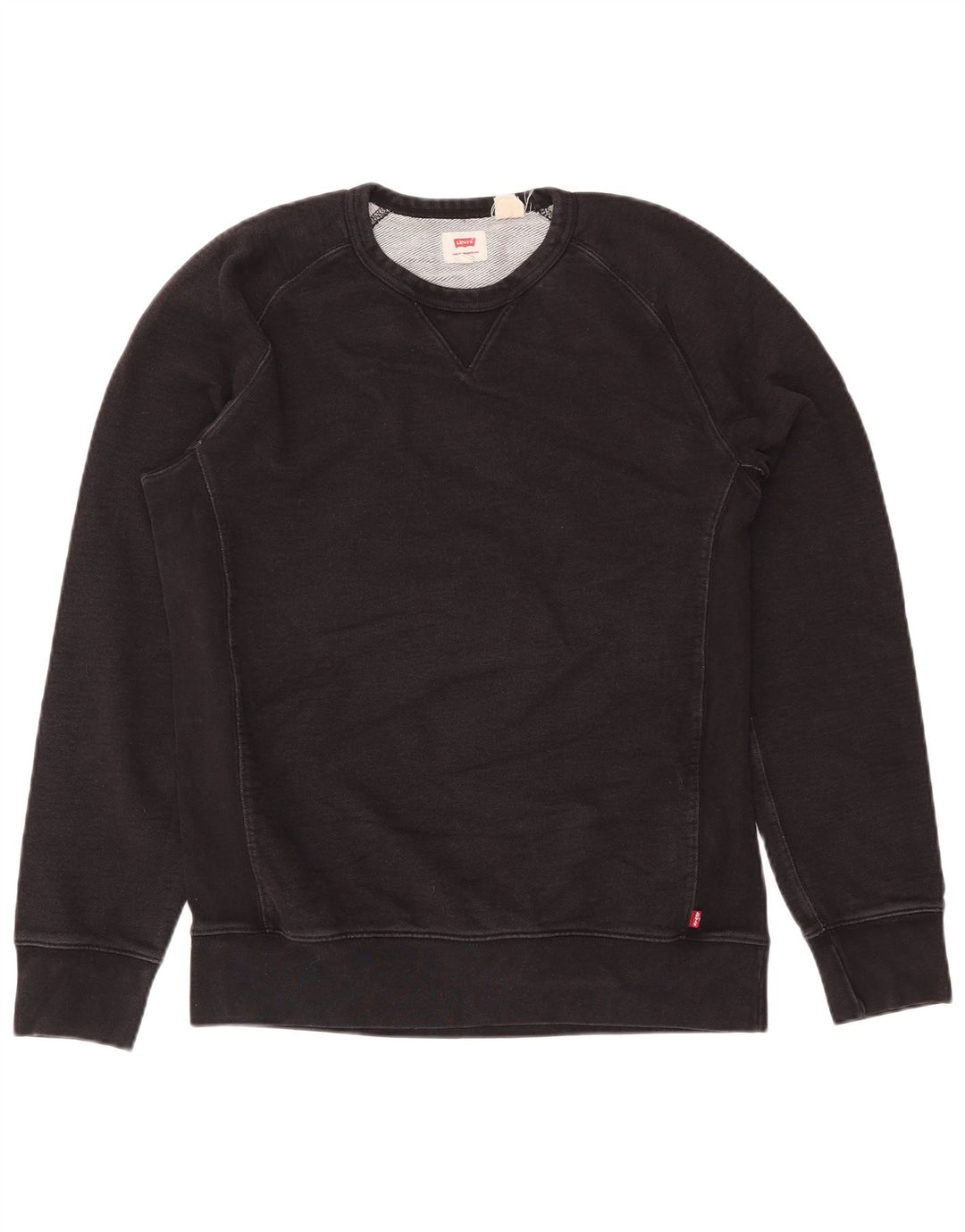 Levi's Hombre Sudadera Jumper Medium Negro Algodón