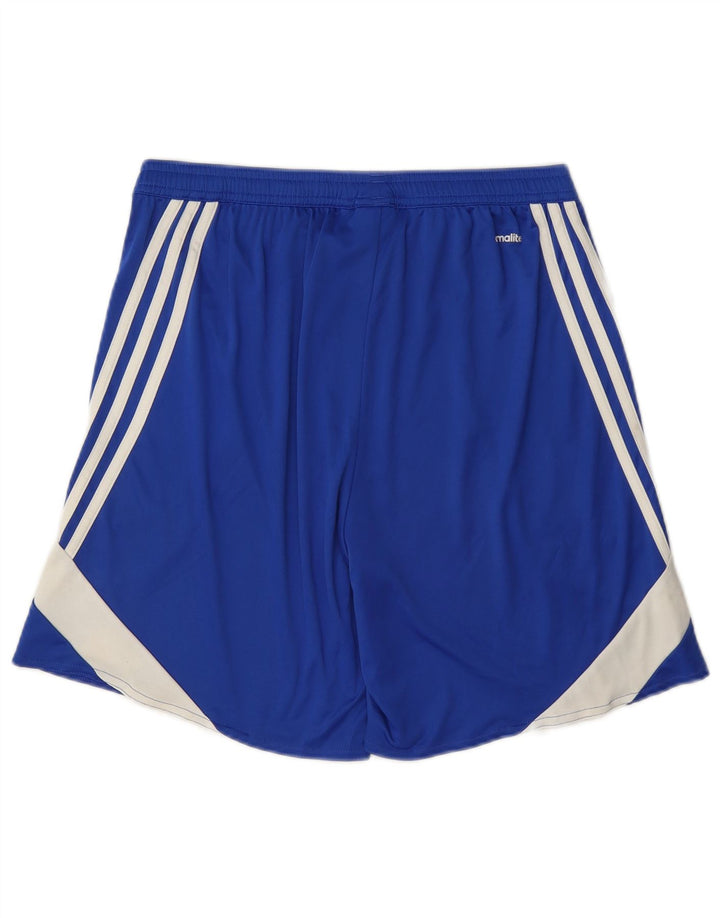 Adidas Mens Climalite Sport Shorts Azul Medio Colorblock Poliéster