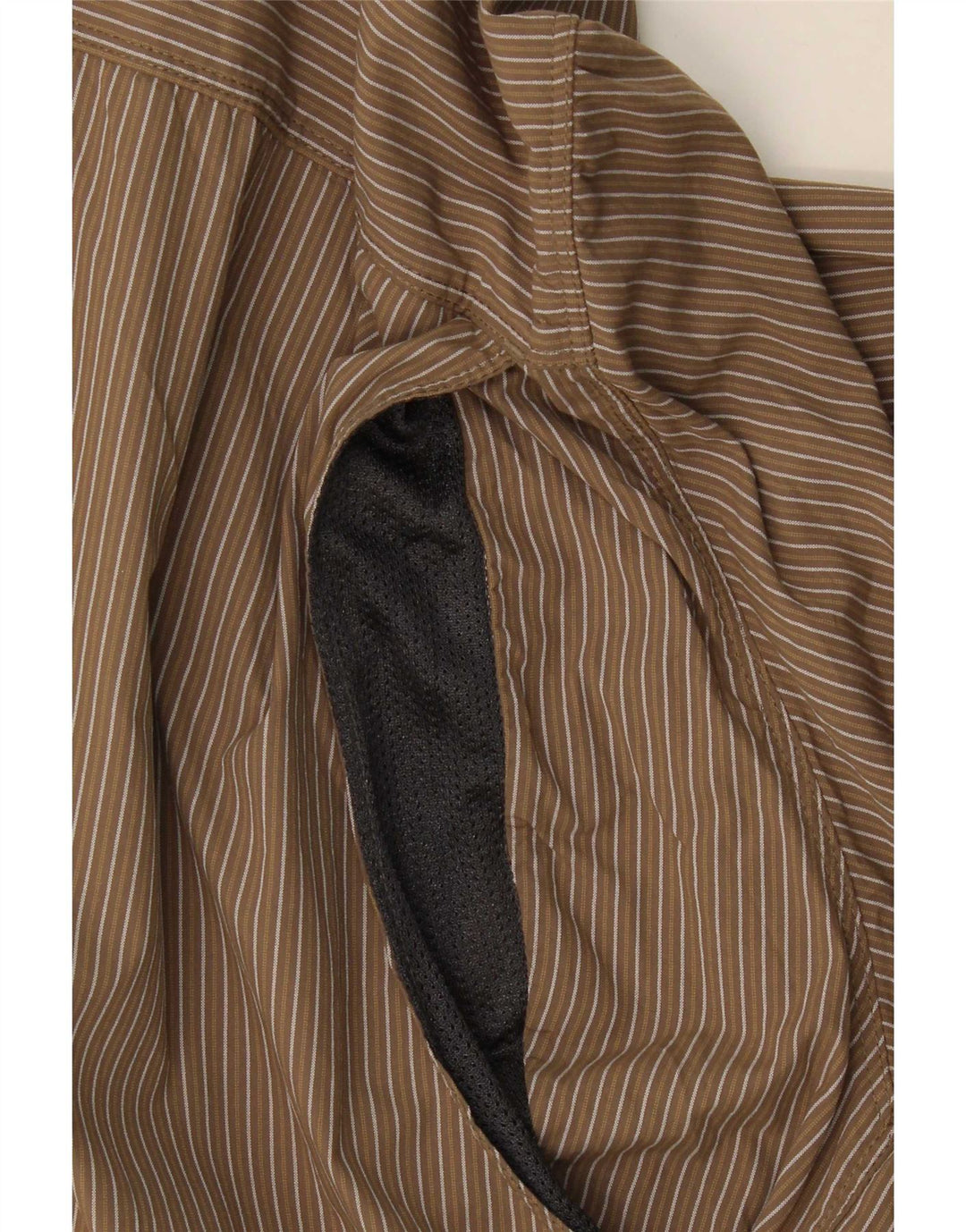 Camisa The North Face Hombre Grande Nylon Rayas Marrón