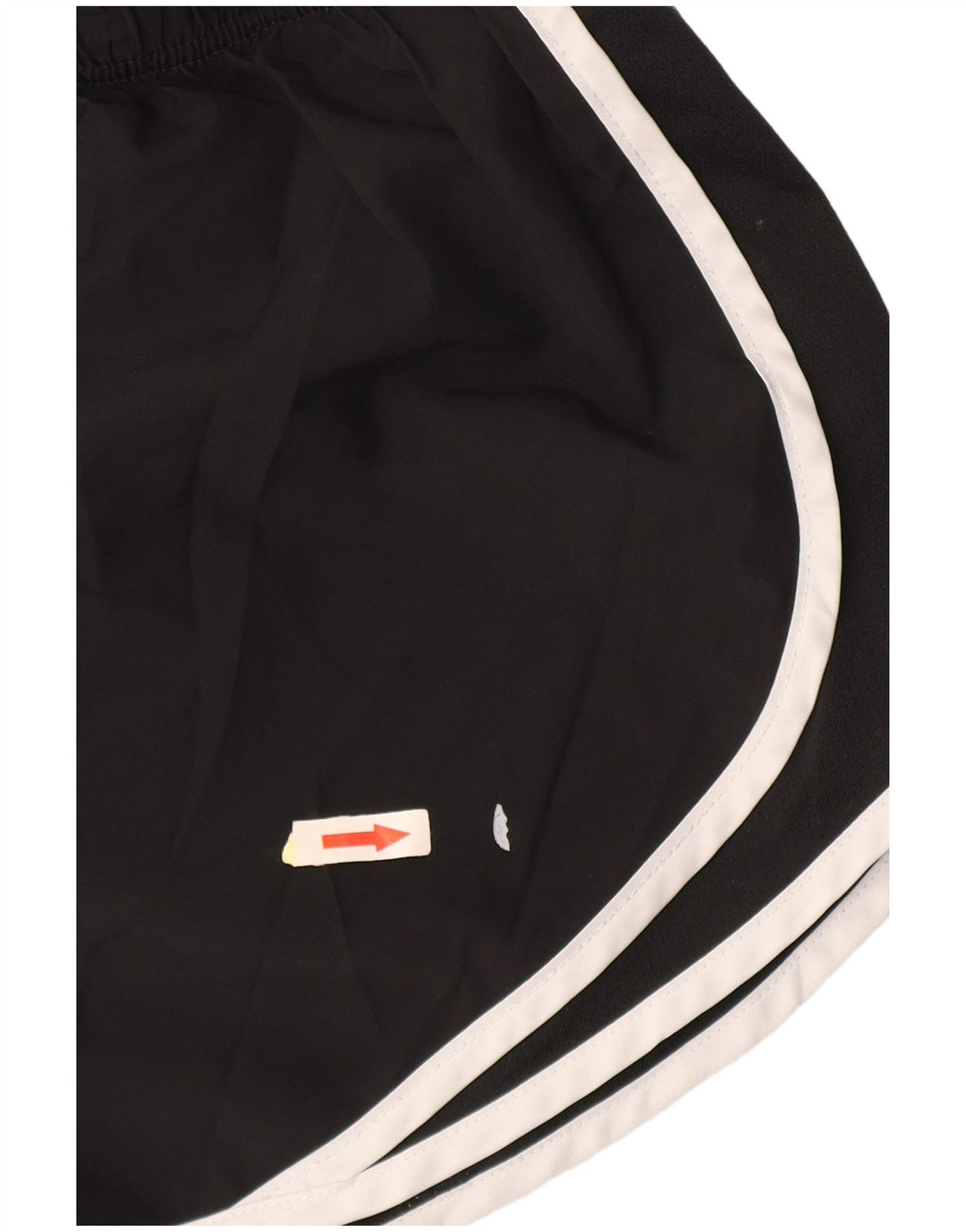 NIKE Pantalones cortos deportivos para mujer UK 8 Small Poliéster negro
