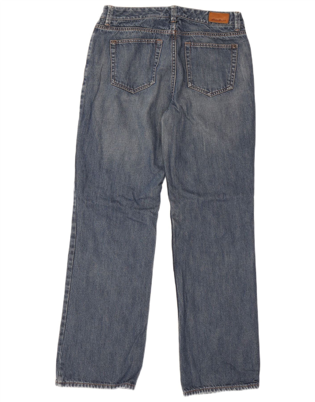 EDDIE BAUER Vaqueros rectos para mujer US 6 Medium W30 L30 Algodón azul