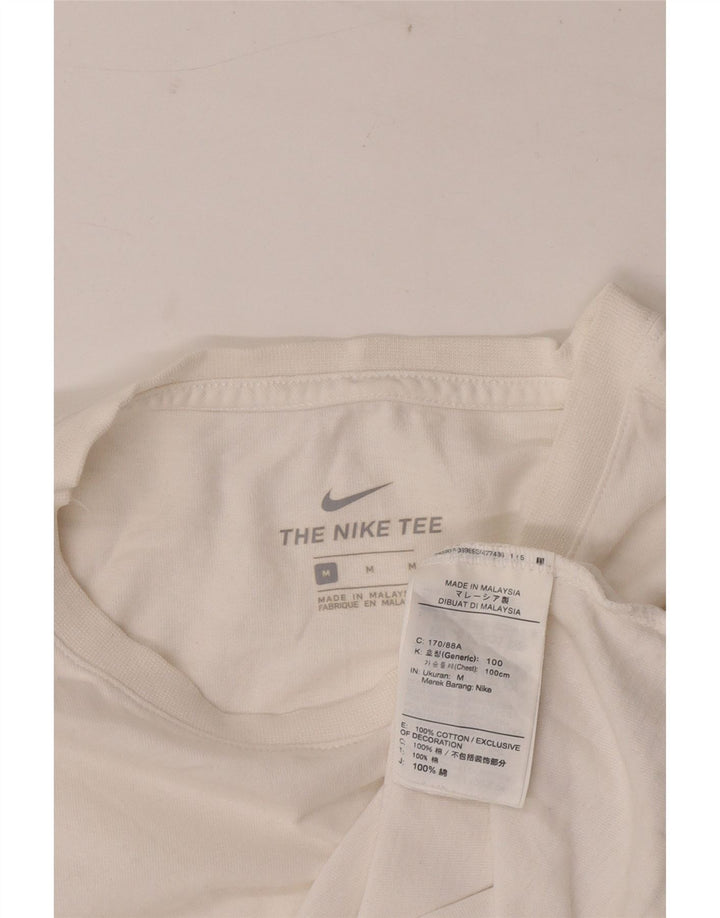 Camiseta Nike Hombre Top Medium Blanco Algodón