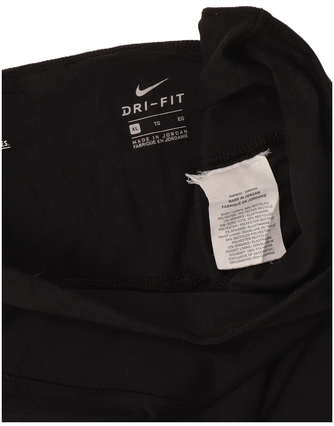 Leggings NIKE Dri Fit para mujer ES 40 XL Poliéster negro