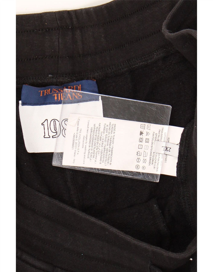 Trussardi Mujer UK 20 2XL Algodón Negro