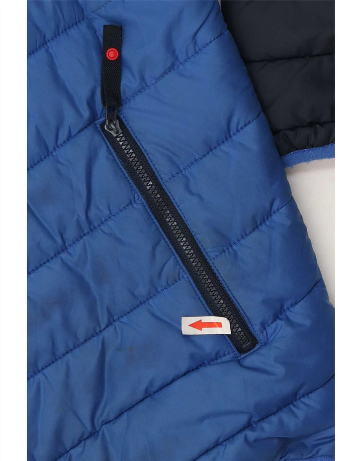 Jack Wolfskin Chaqueta acolchada con capucha para niño 13-14 años Azul Poliéster