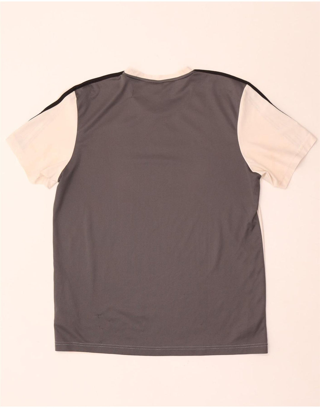 Adidas Hombre Aeroready Camiseta Top Grande Blanco Colorblock Poliéster