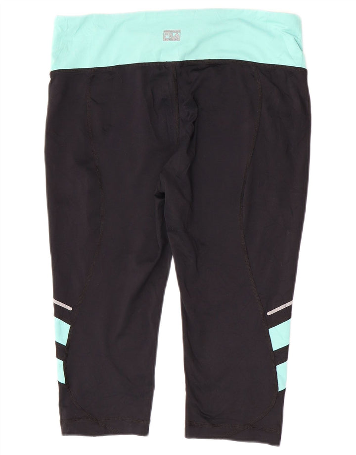 Fila Leggings Capri para Mujer UK 40 Mediano Color Negro