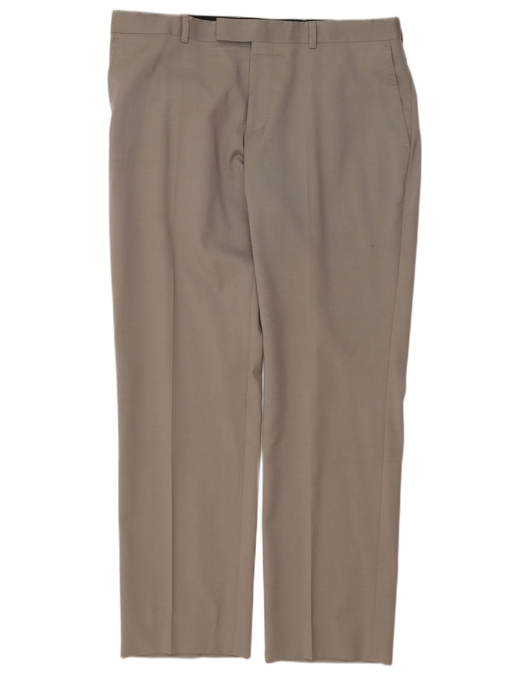 DKNY Mens Straight Suit Trousers W36 L31 Grey