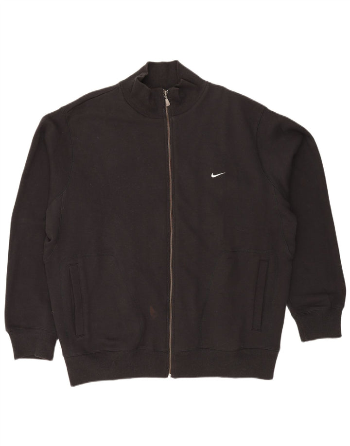 NIKE - Chaqueta de chándal para hombre, talla 45/47, color negro, algodón