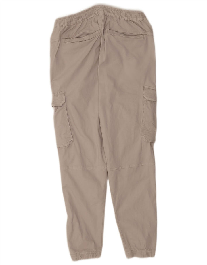 Zara Hombre Joggers Pantalón Cargo Mediano W31 L28 Algodón Gris