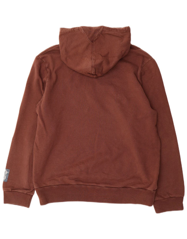 Gas Mens Graphic Sudadera con capucha Jumper 2XL Marrón