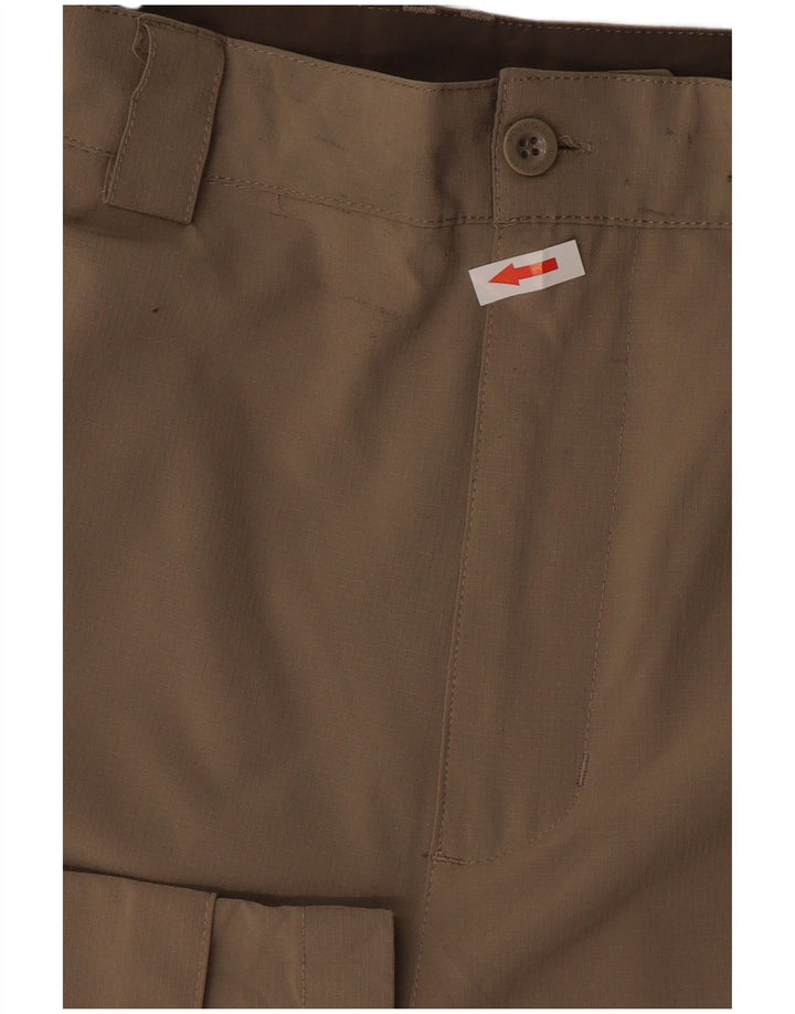 Pantalones cortos cargo para hombre Mountain Warehouse W38 XL Poliéster beige