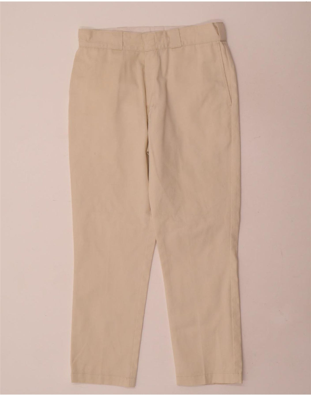 Dickies Pantalón chino recto para hombre W32 L28 Poliéster beige