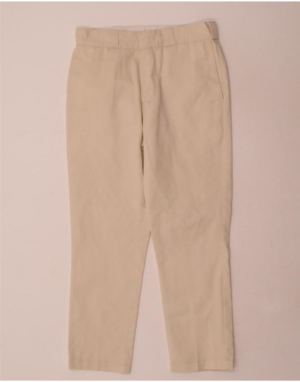 Dickies Pantalón chino recto para hombre W32 L28 Poliéster beige