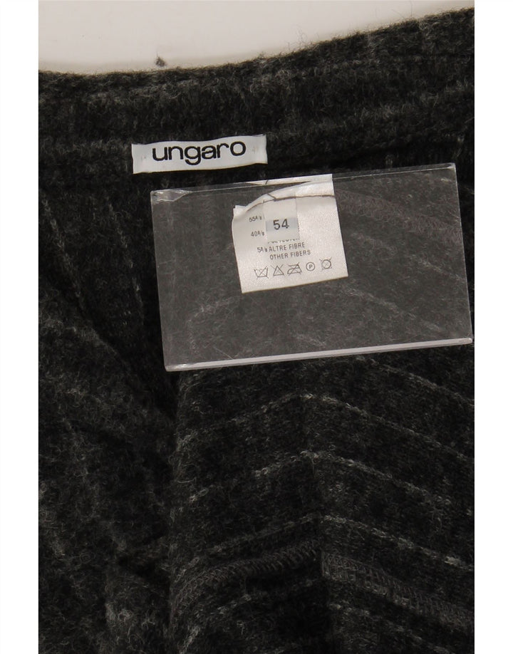 Ungaro Chaqueta tipo blazer de 3 botones para hombre IT 54 2XL Lana a rayas grises