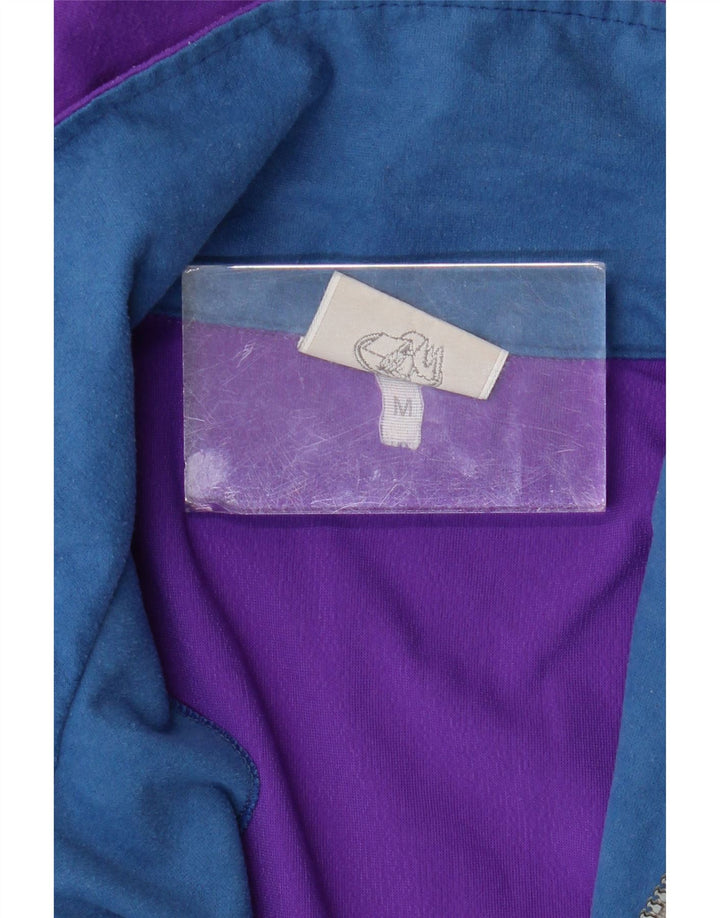 Greenstone Park Hombre Sudadera Con Cremallera En El Cuello Jumper Medium Purple Colorblock