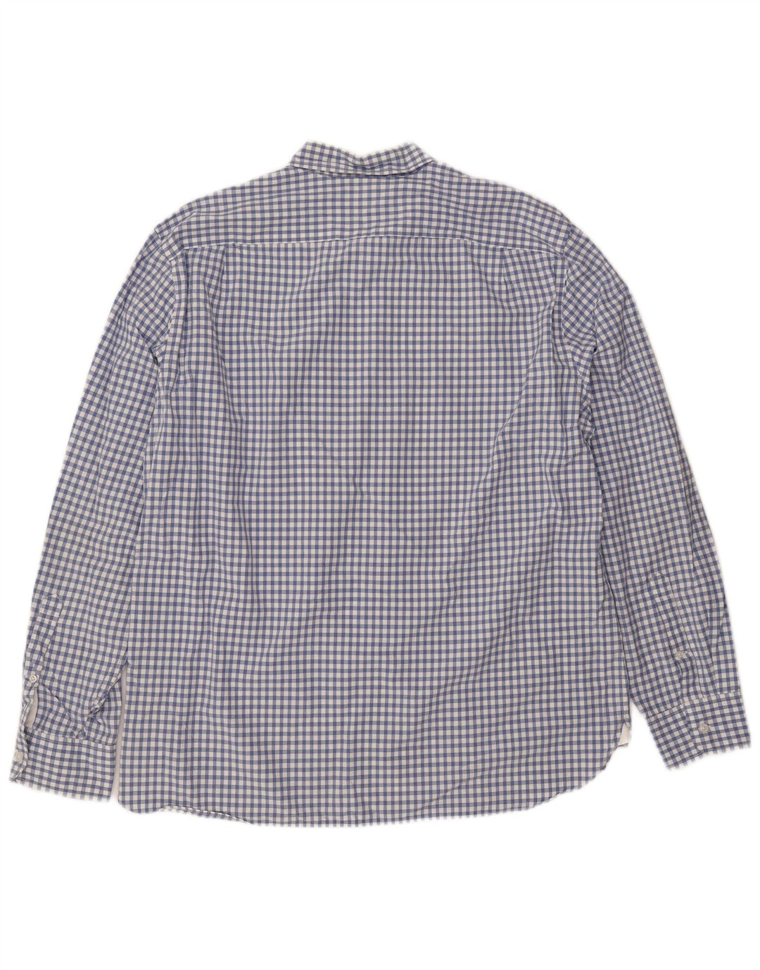 J. CREW Camisa para hombre XL Algodón a cuadros azules