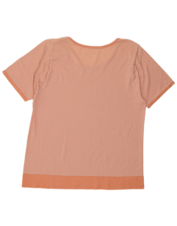 ADIDAS Camiseta Dri Fit para Mujer UK 40 XL Naranja Colorblock