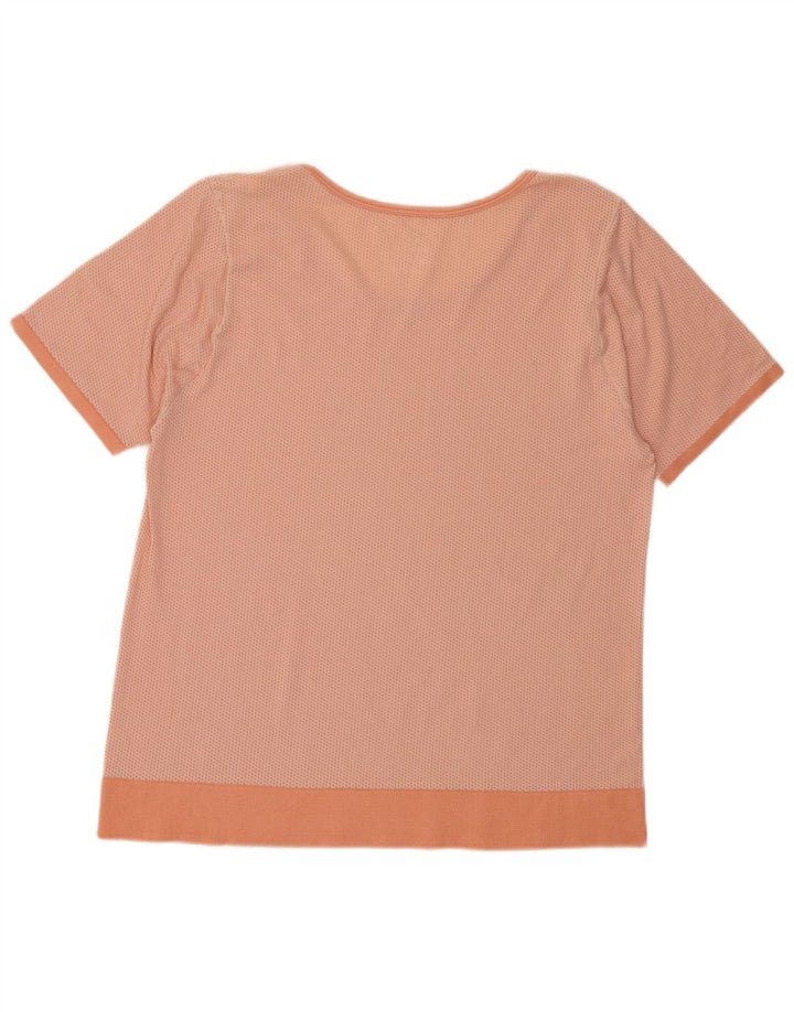 ADIDAS Camiseta Dri Fit para Mujer UK 40 XL Naranja Colorblock