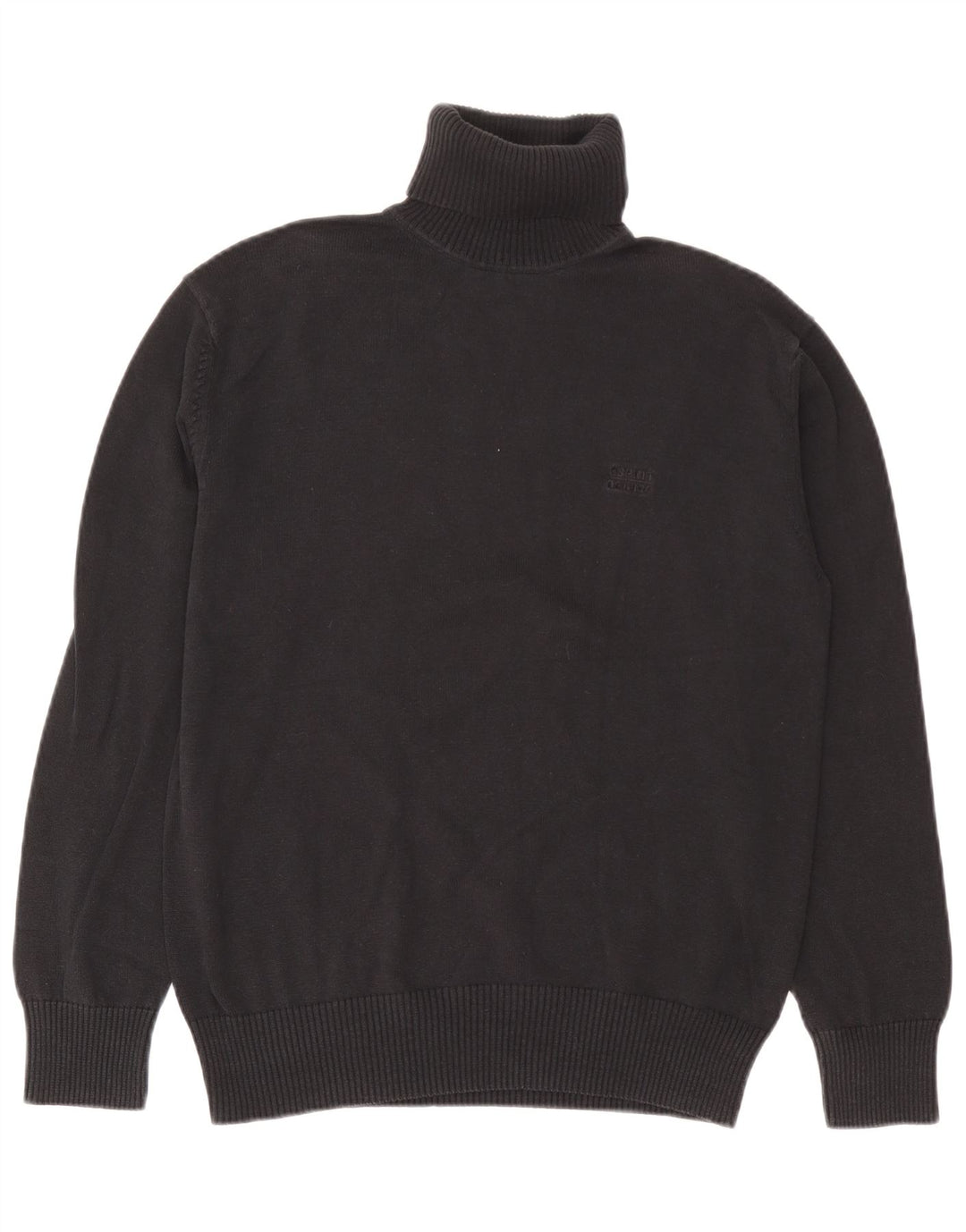 Esprit Jersey De Cuello Vuelto De Algodón Gris Medio Para Hombre
