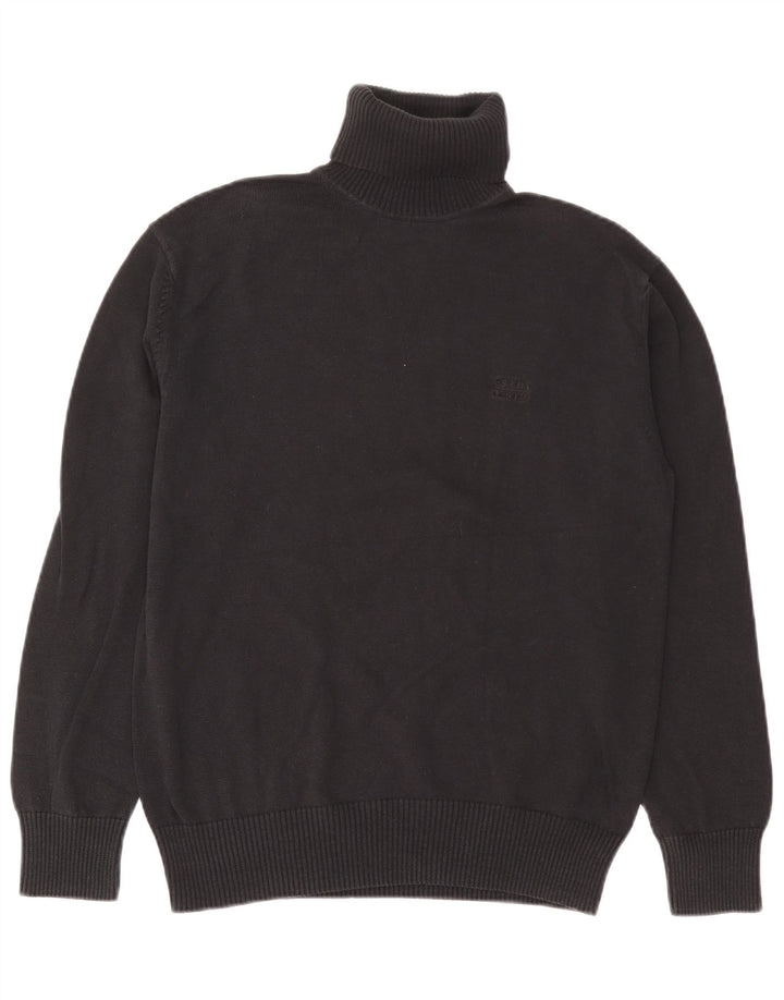 Esprit Jersey De Cuello Vuelto De Algodón Gris Medio Para Hombre