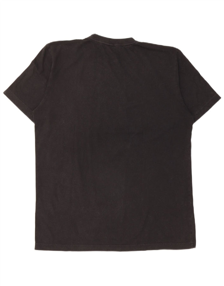 Hugo Boss Hombre Camiseta Top Grande Algodón Negro
