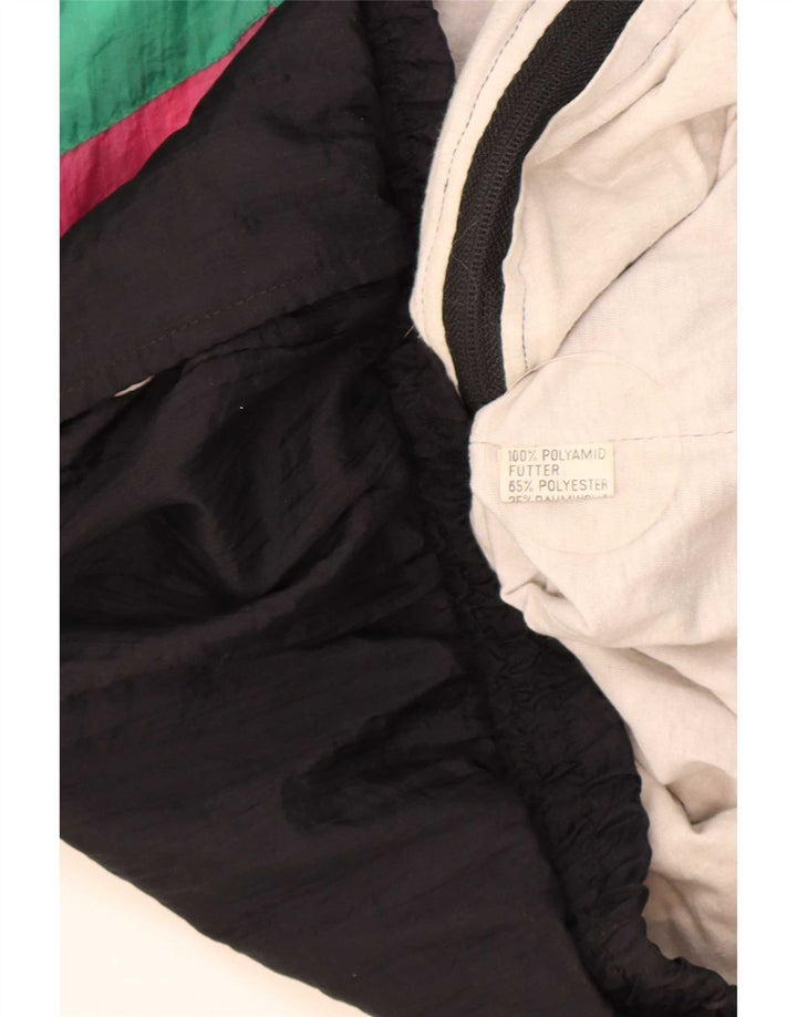 Creation Chaqueta de chándal para hombre XL Negro Colorblock Poliamida