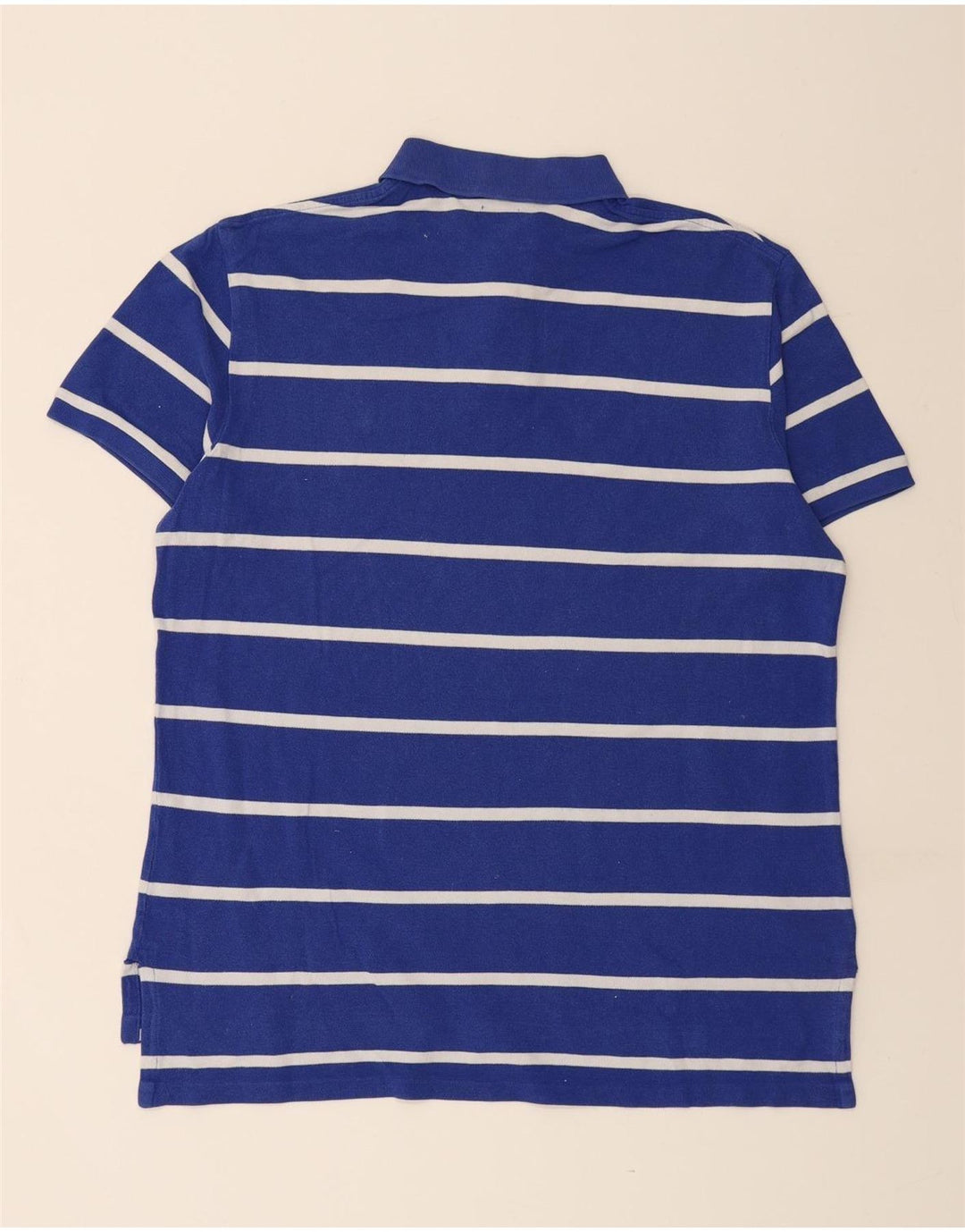 POLO RALPH LAUREN Polo de ajuste personalizado para hombre XL Algodón a rayas azules