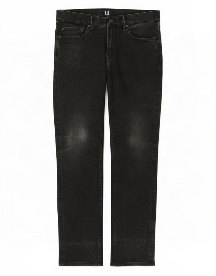 Vaqueros rectos para hombre Gap W32 L32 Algodón negro