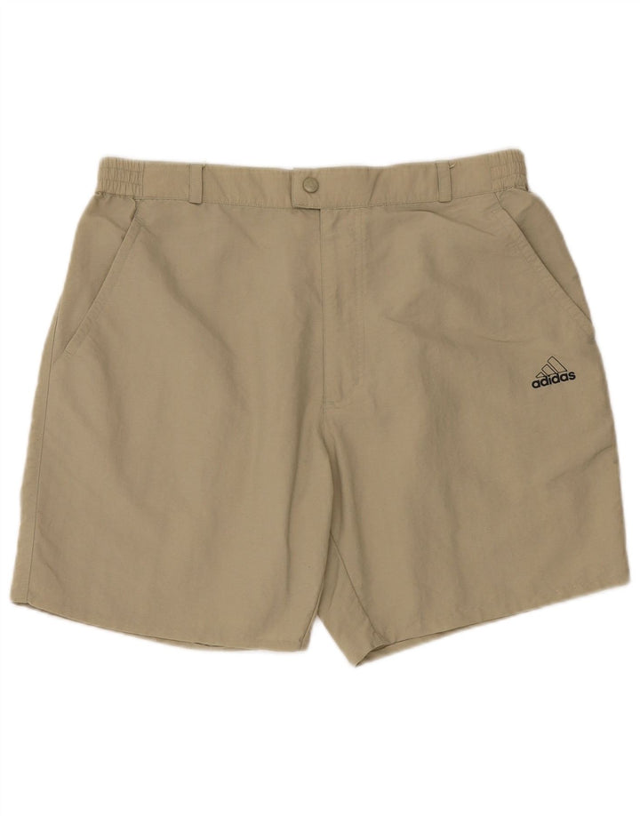 Adidas Hombre Chino Shorts W36 Large Beige Poliamida