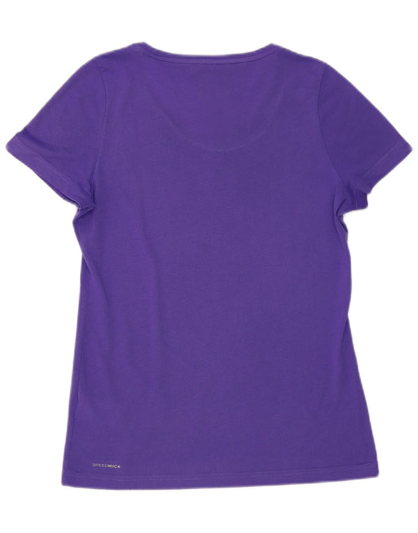 Reebok Camiseta para mujer Top UK 12 Medio Púrpura Poliéster