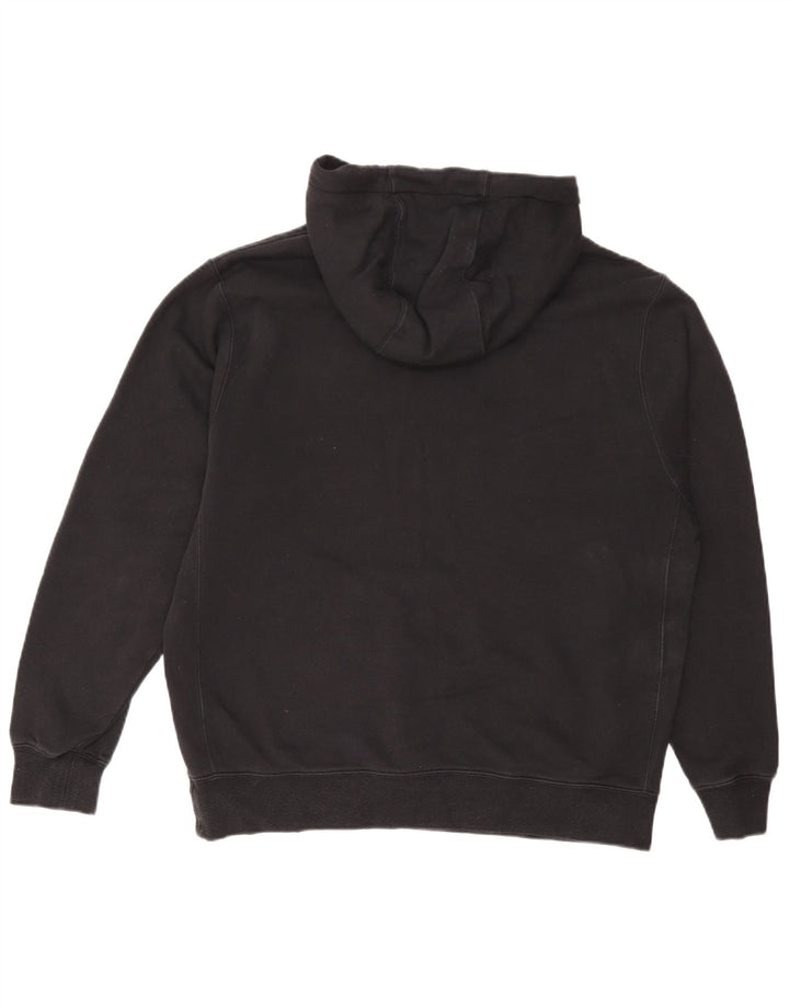 Nike - Sudadera con capucha para hombre, diseño gráfico, talla grande, algodón negro