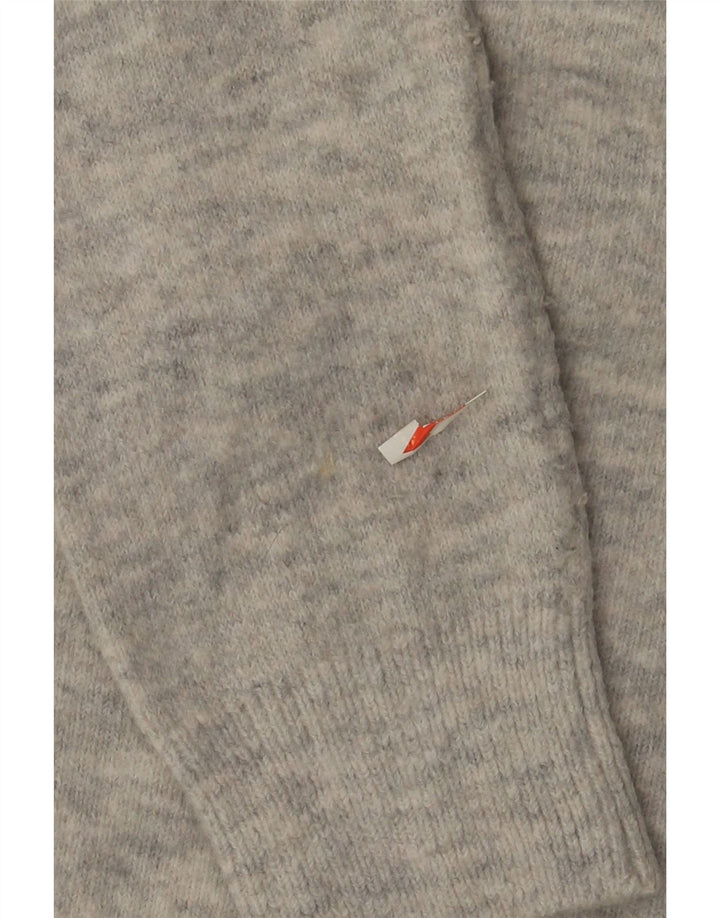 Marks & Spencer Suéter tipo jersey con cuello redondo para mujer UK 44 Gris medio moteado