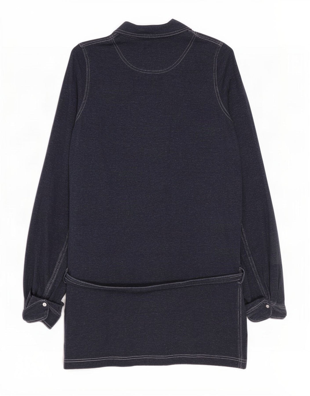 Vestido camisero Lacoste para mujer talla 38 mediano algodón azul marino