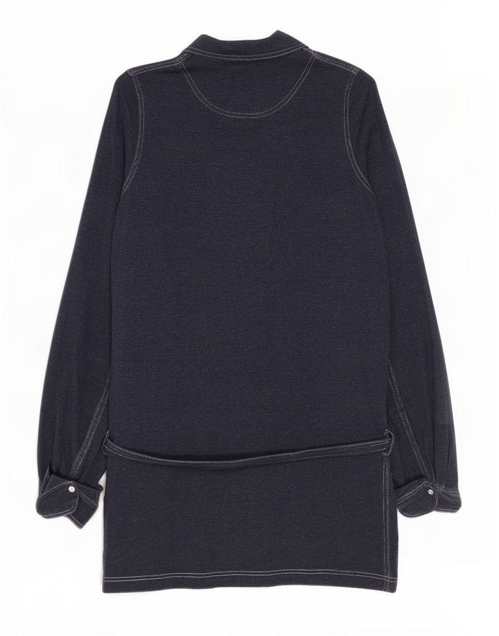 Vestido camisero Lacoste para mujer talla 38 mediano algodón azul marino