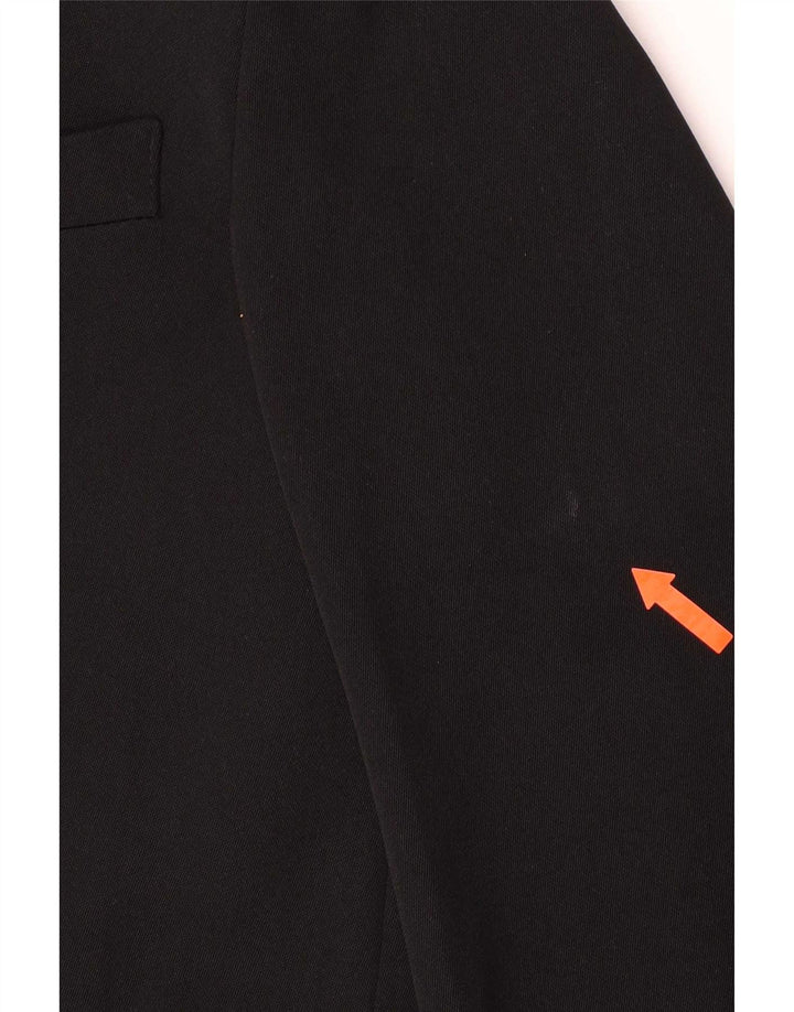 Vintage Boys 3 Botones Blazer Chaqueta 11-12 Años Negro