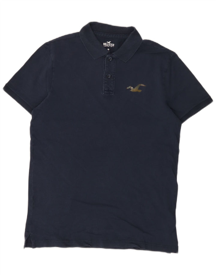 Polo Hollister Hombre Algodón Azul Marino Mediano