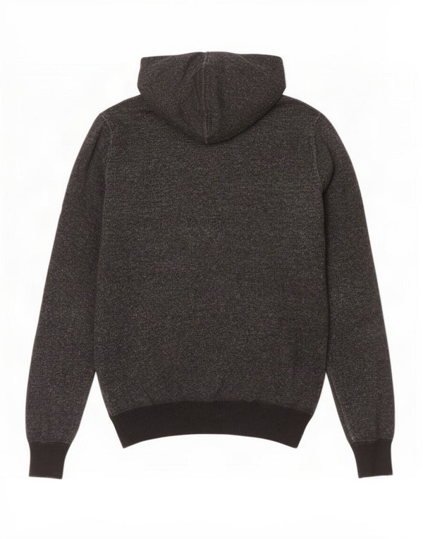 Guess By Marciano Hombre Sudadera Con Capucha Gráfica Jersey Pequeño Gris Algodón