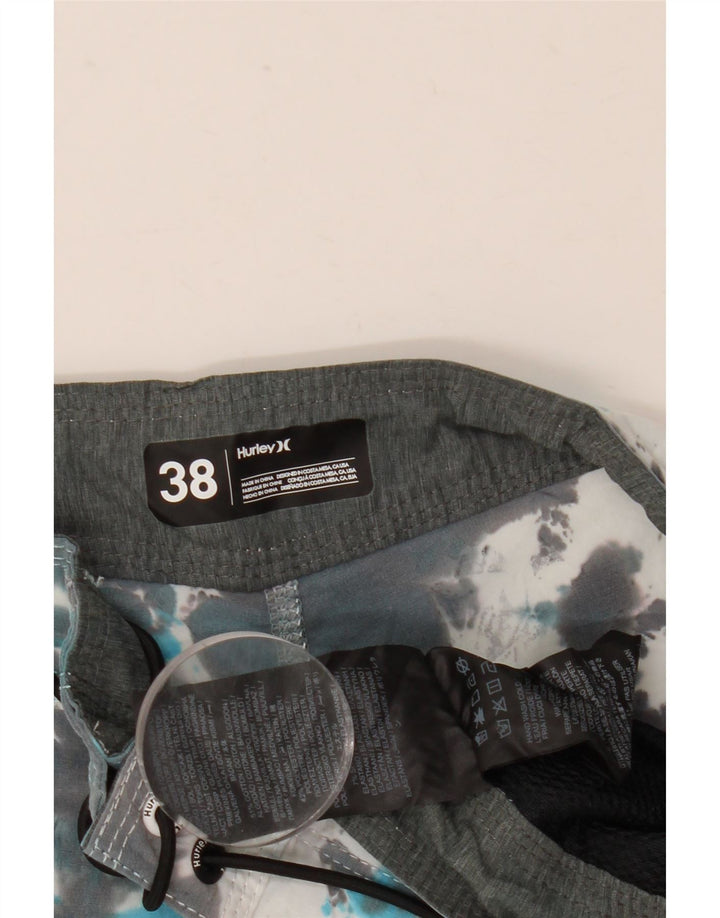 Hurley Bañador Hombre XL Gris Tie Dye Poliéster