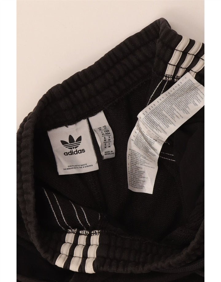 Pantalones cortos deportivos Adidas para hombre de algodón gris medio