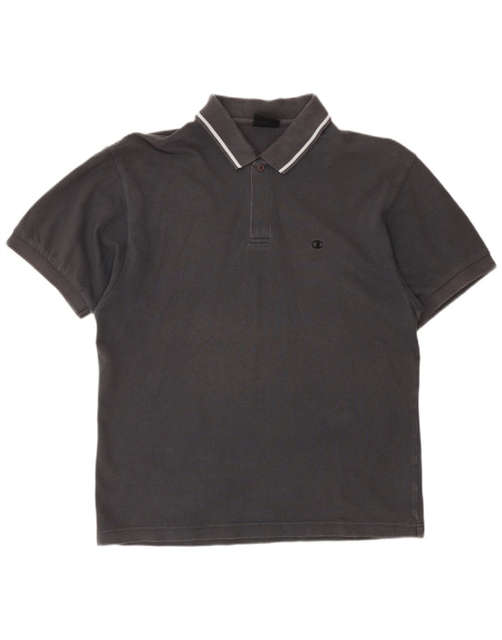 CHAMPION Polo Hombre Algodón Gris Medio