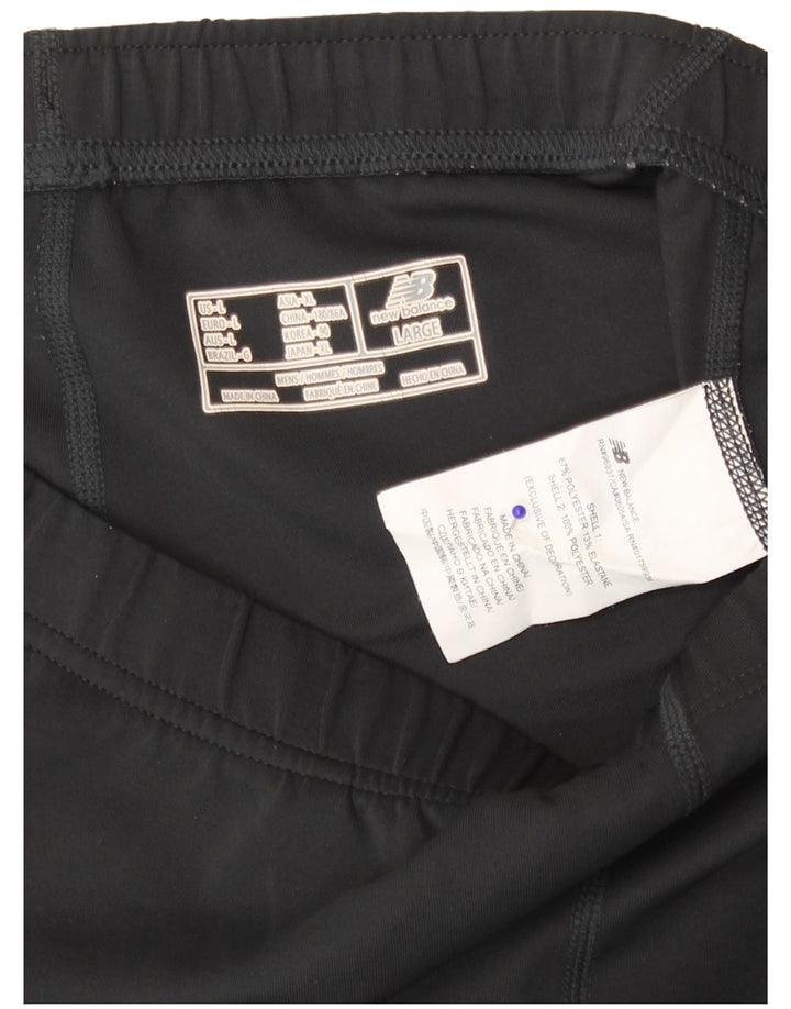 New Balance Leggings para mujer UK 44 Grande Poliéster negro