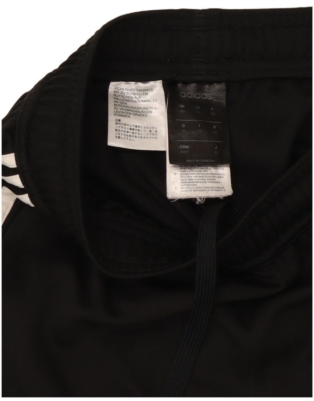 Pantalón de chándal ADIDAS Climalite para hombre XS Poliéster negro