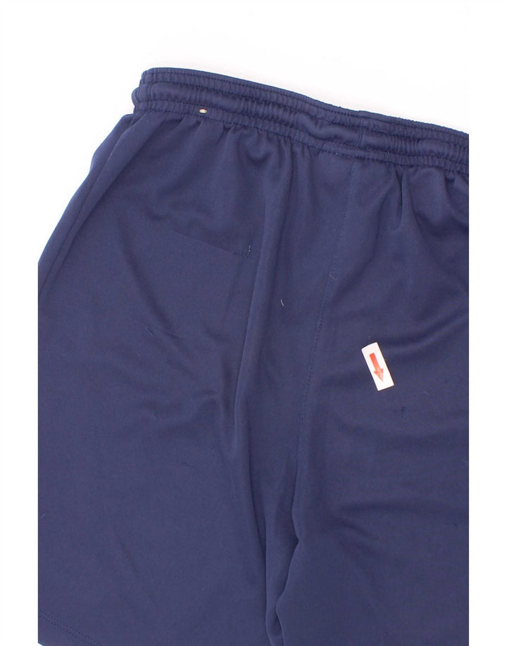 Nike - Pantalones cortos deportivos Dri Fit para niños de 10 a 11 años, tamaño mediano, azul marino, poliéster